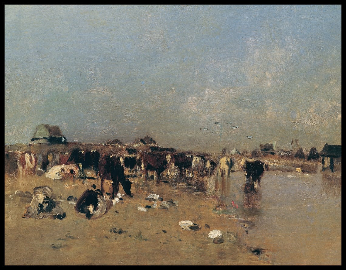 Viehtränke an der Waag