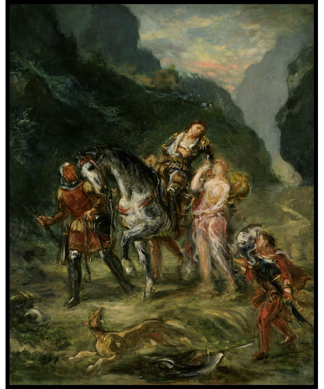 Angelica and the wounded Medoro