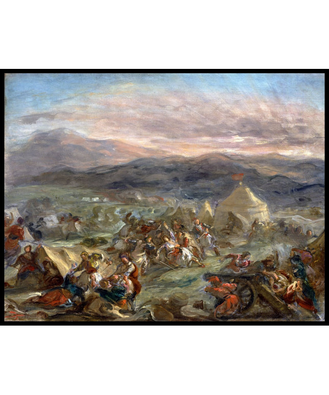 Botzaris surprises the Turkish camp and falls fatally wounded