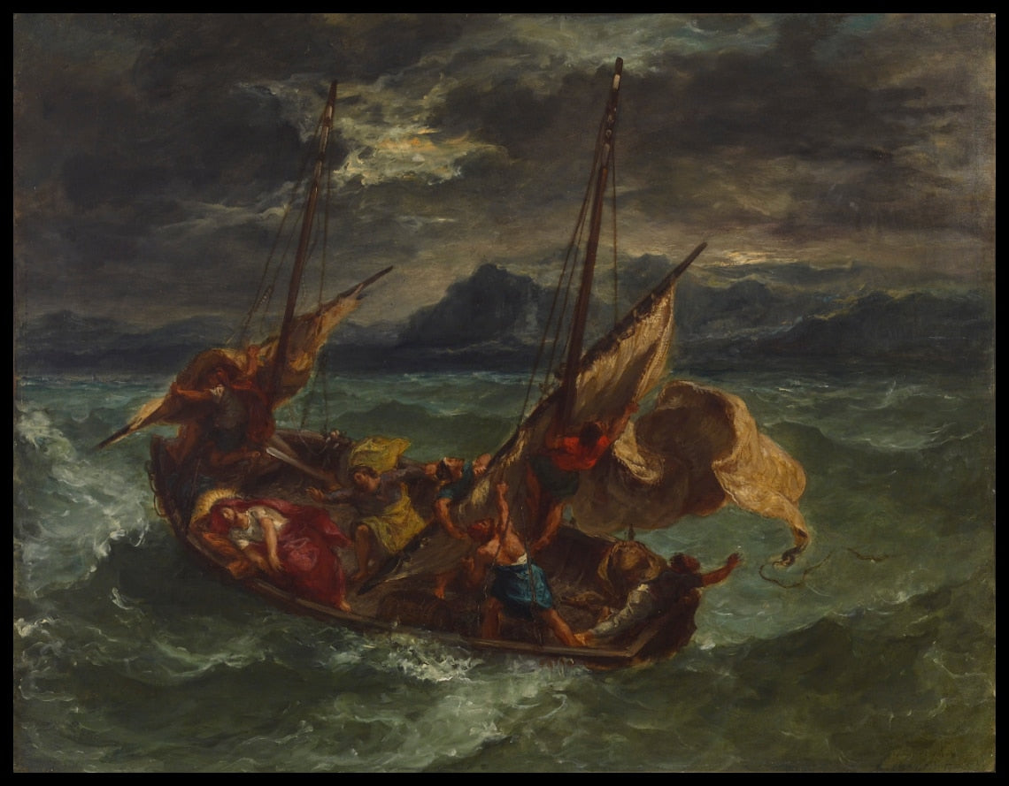 Le Christ dans la tempête sur le lac de Galilée