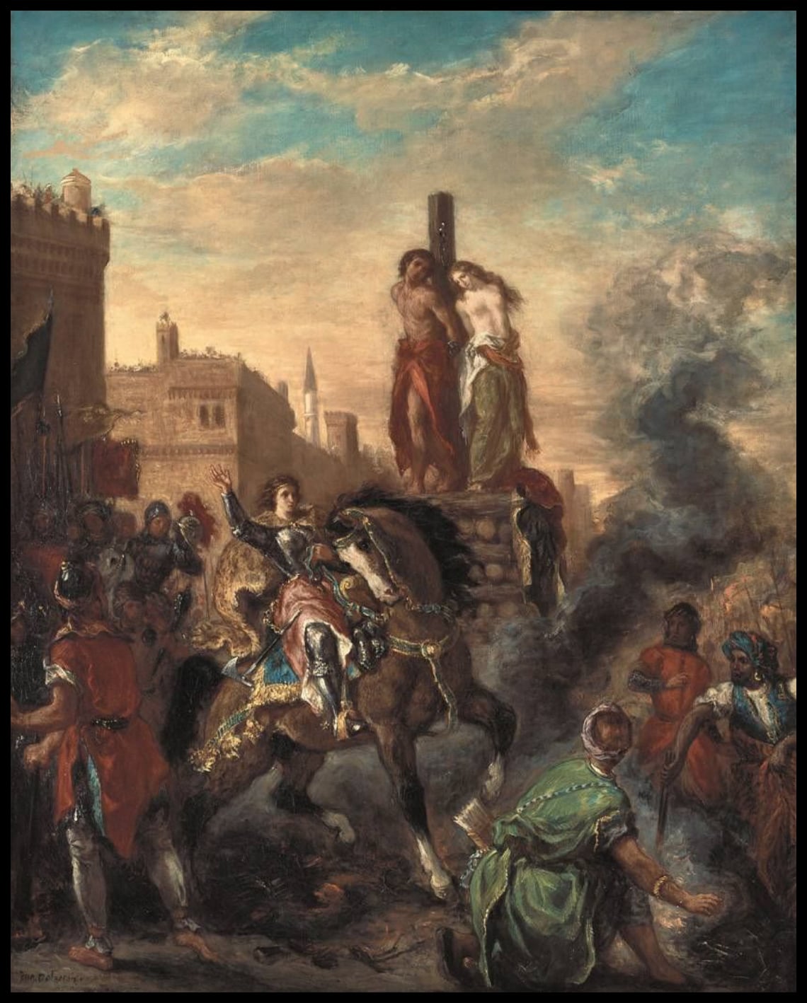 Clorinde libère Olindo et Sophronia