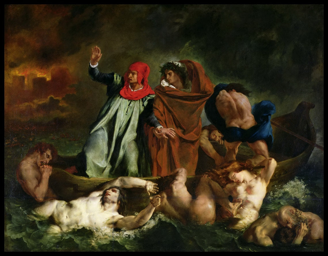 Dante et Virgile en enfer