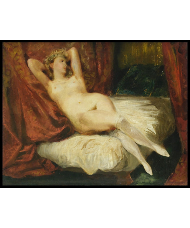 Die Frau mit weißen Socken