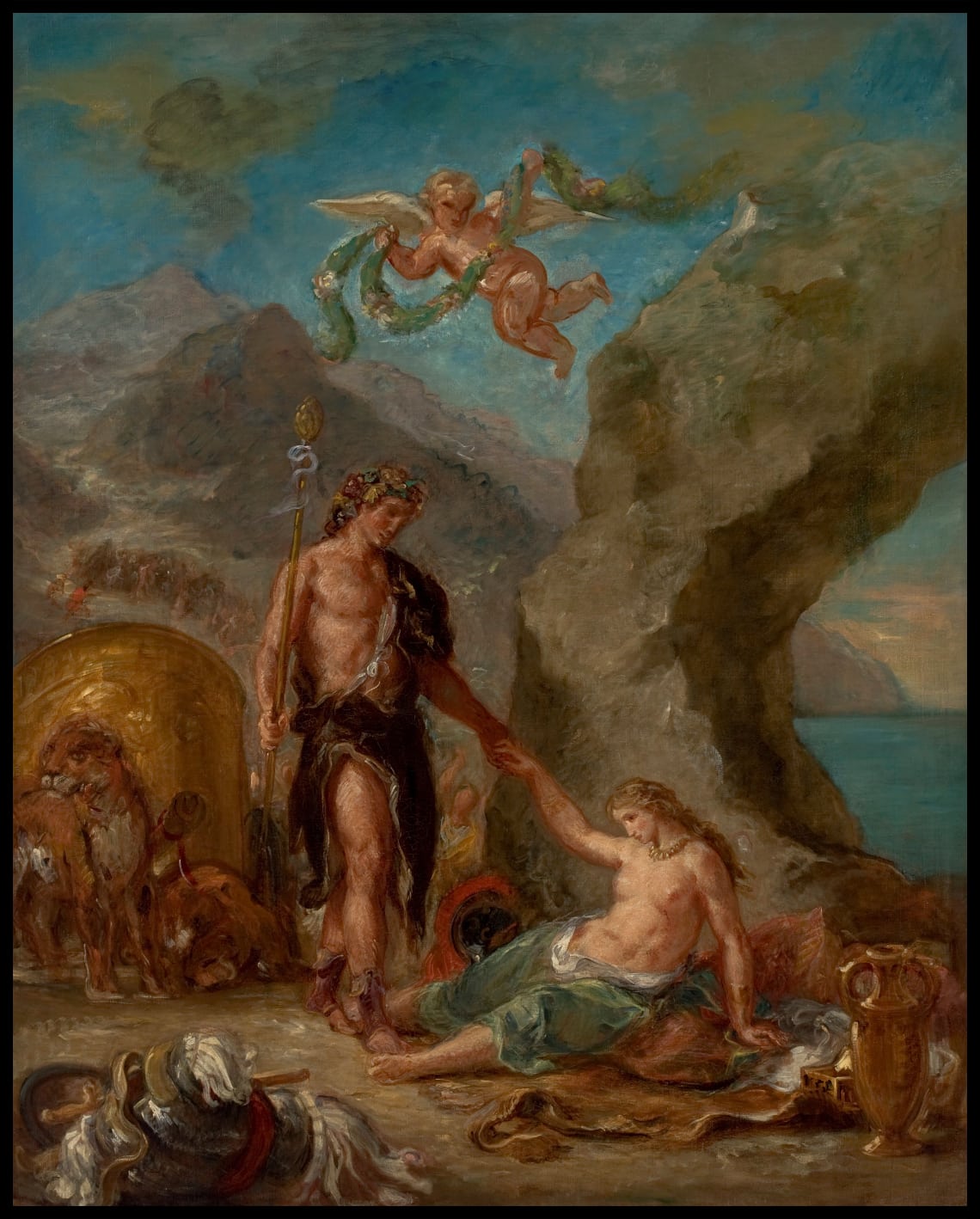Les quatre saisons : Automne, Bacchus et Ariane
