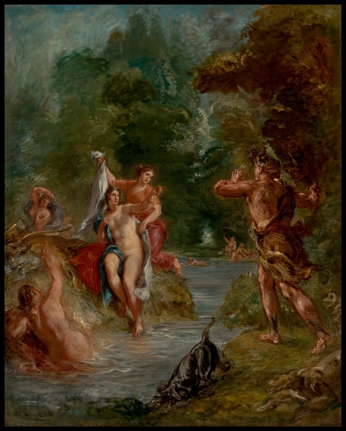 Four Seasons : Summer, Diana surprise par Actaeon