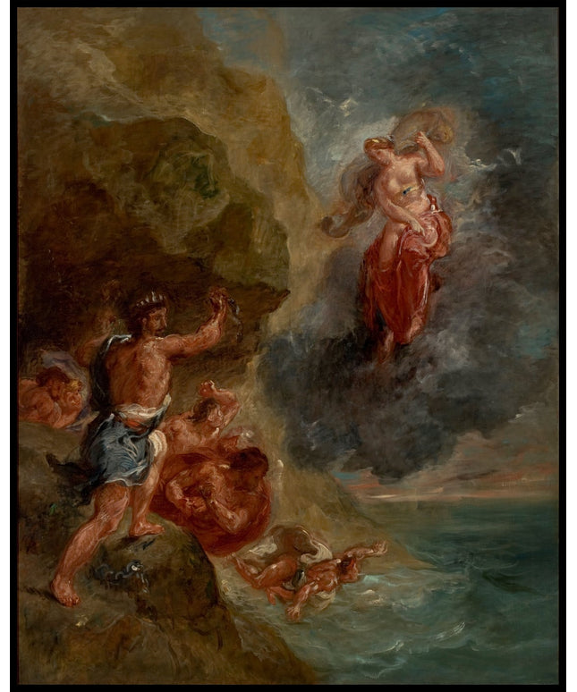 Four Seasons: Winter, Juno beseeches to destroy Aeneas' fleet