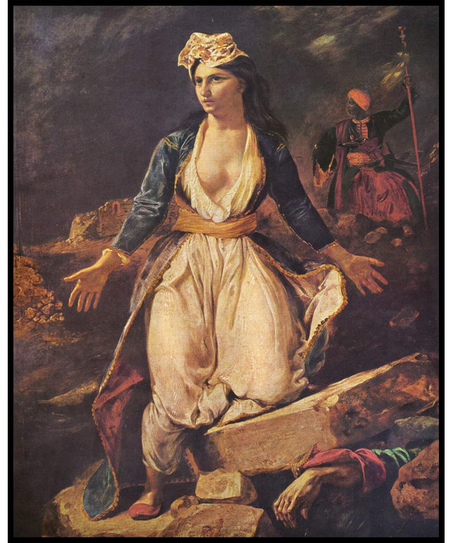 Griechenland auf den Ruinen von Mesolongi