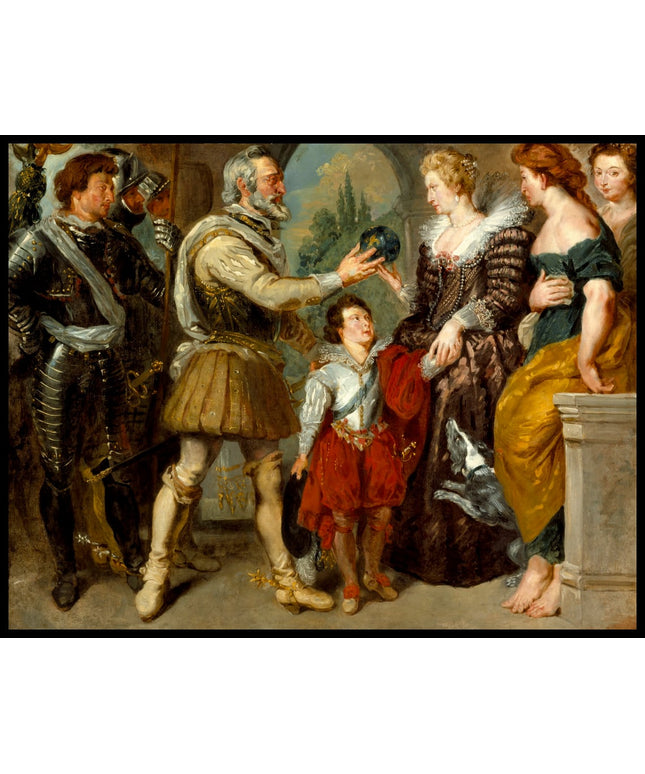 Henri IV conferring the regency upon Marie de Medici