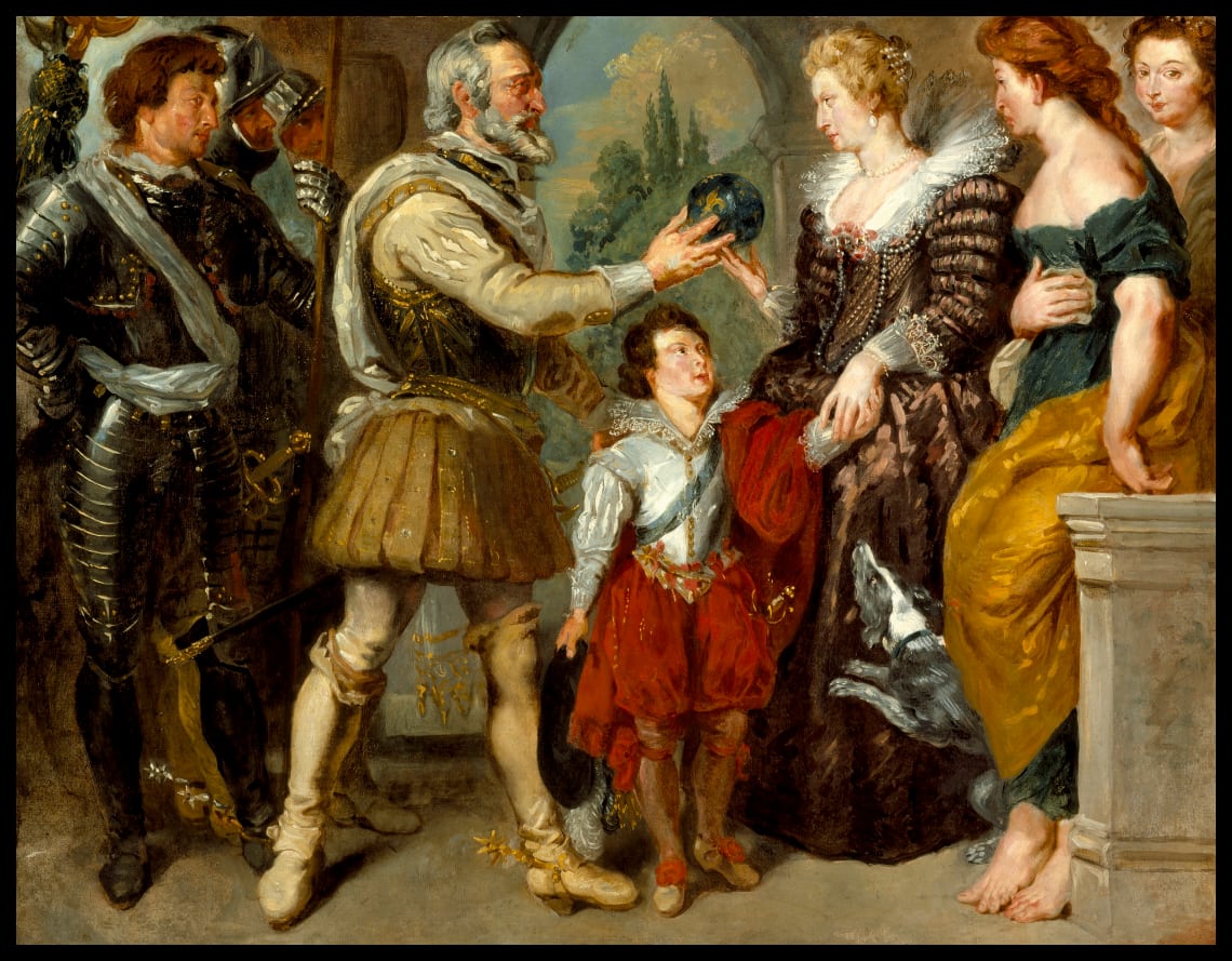 Henri IV accorde le pardon à Marie de Médicis