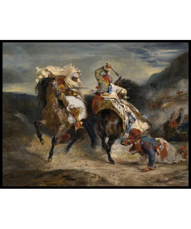 Kampf des Giaur mit Hassan