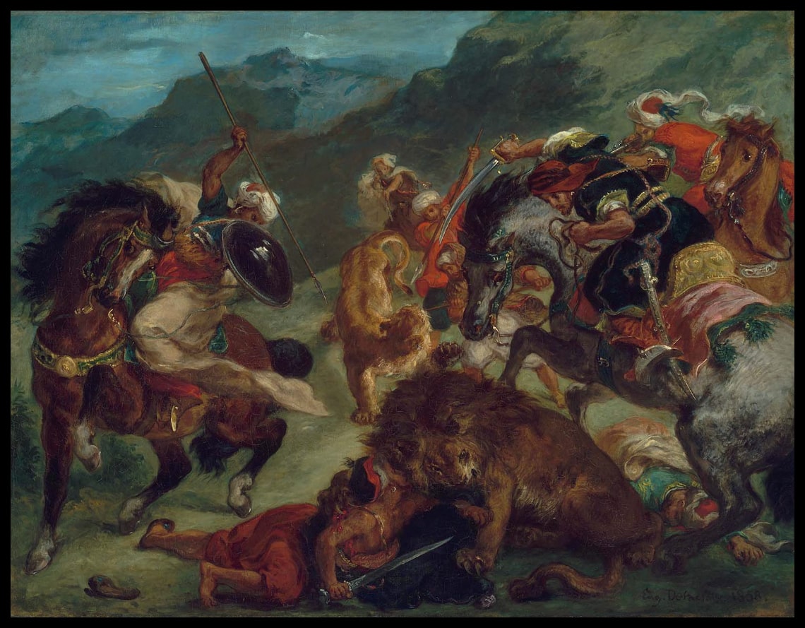 La chasse au lion