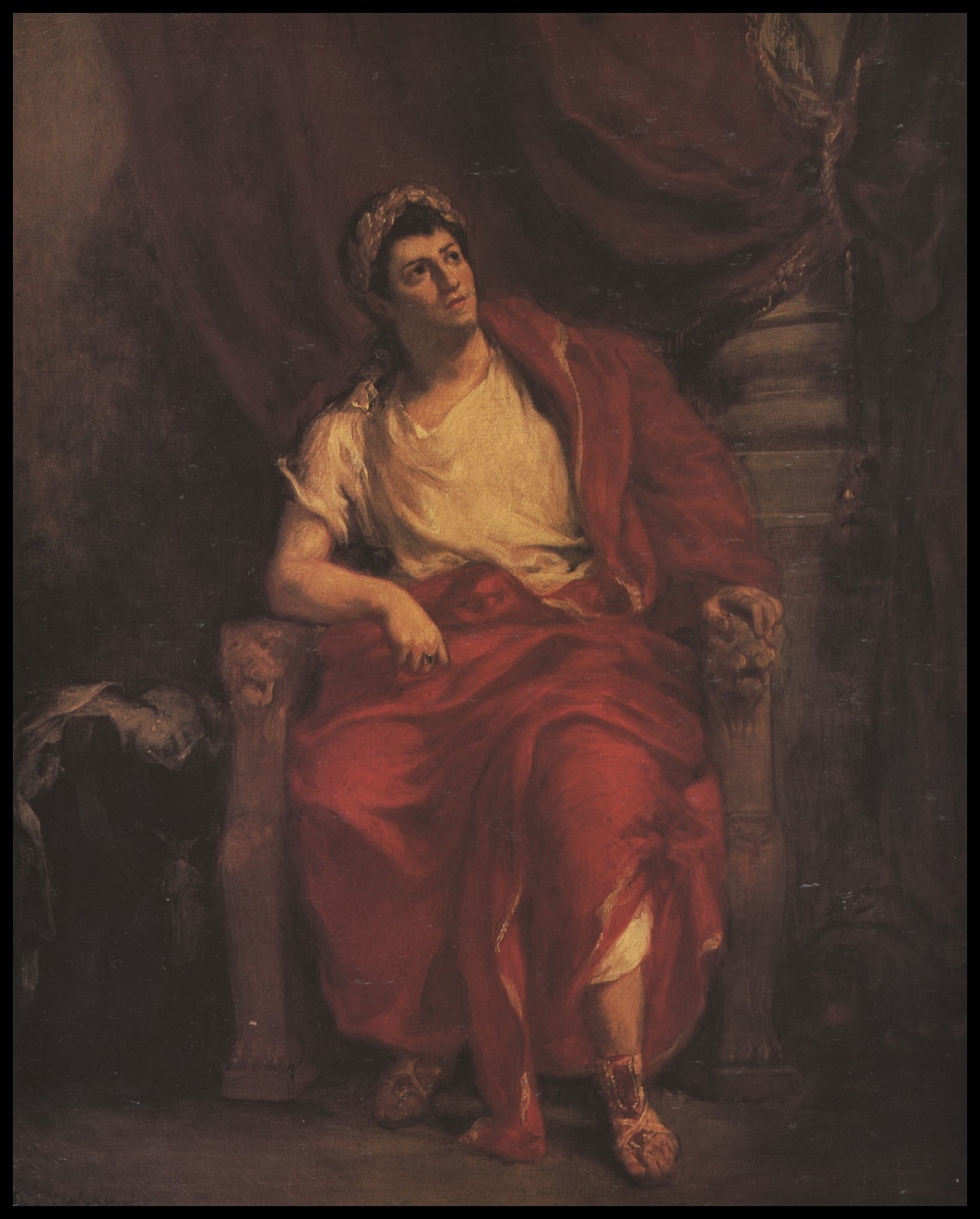 Portrait de François-Joseph Talma en Néron
