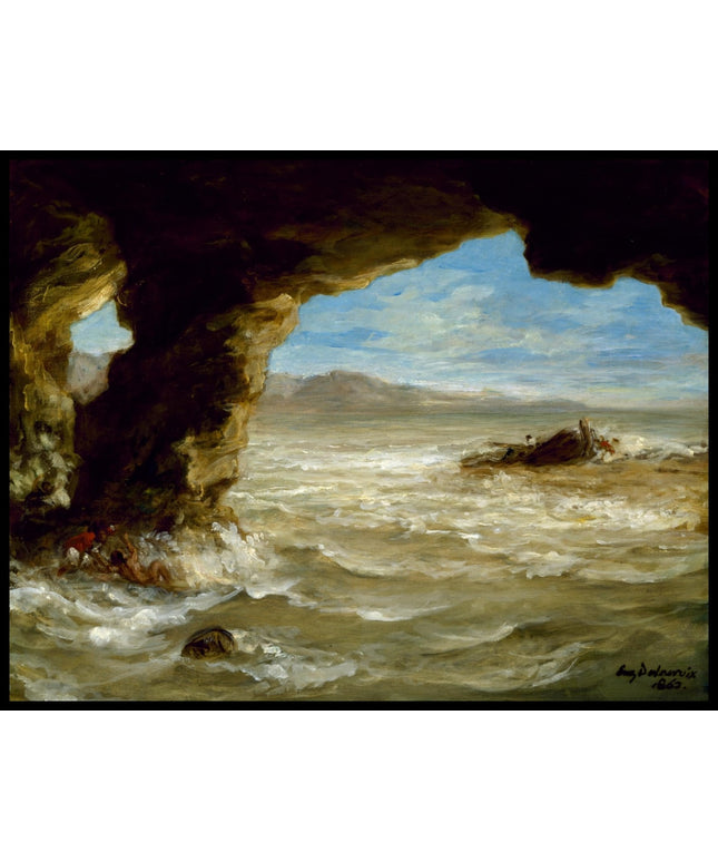 Shipwreck on the coast