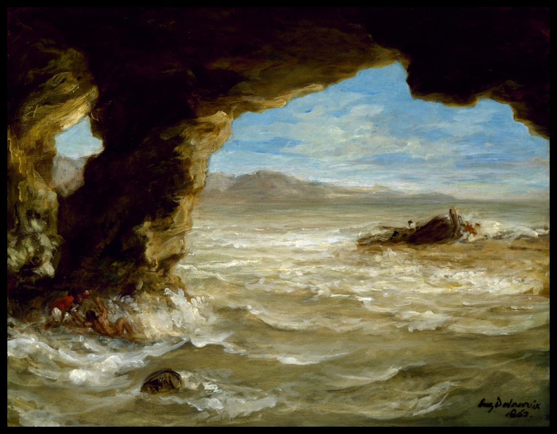 Naufrage sur la côte