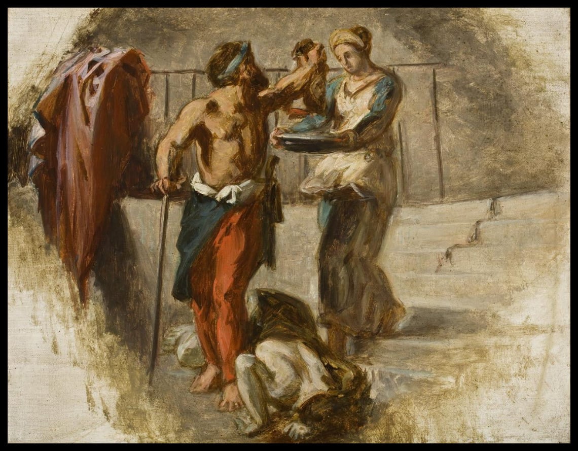 La mise en bière de St. John the Baptist