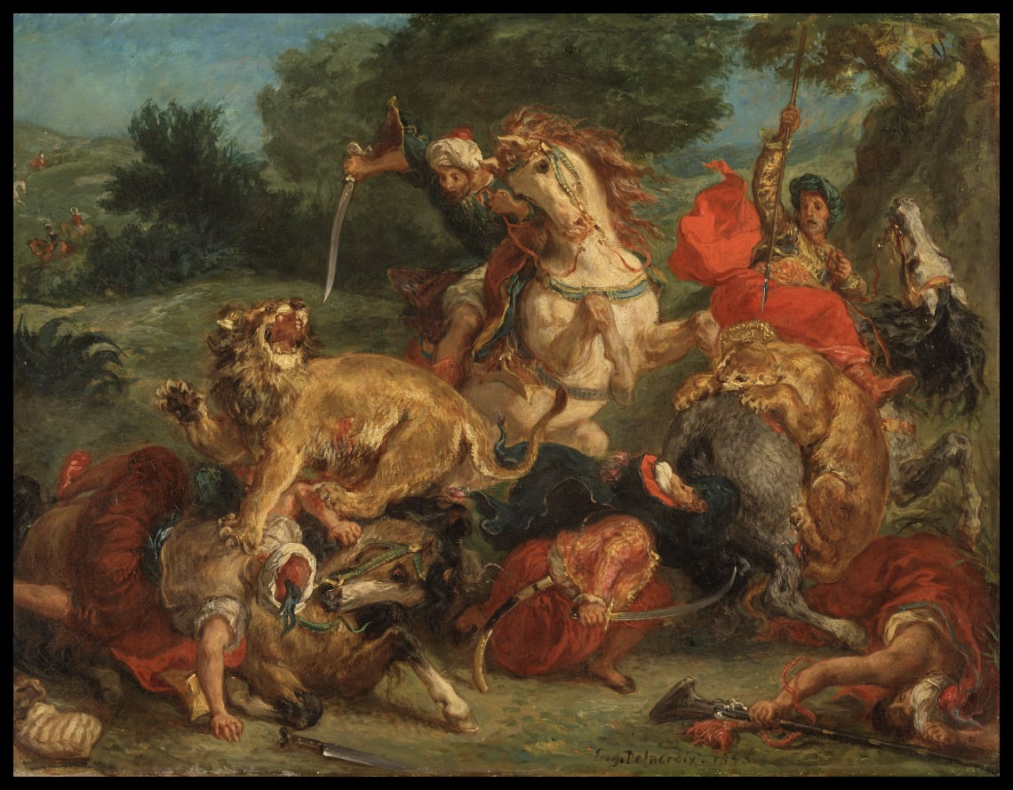 La chasse au lion