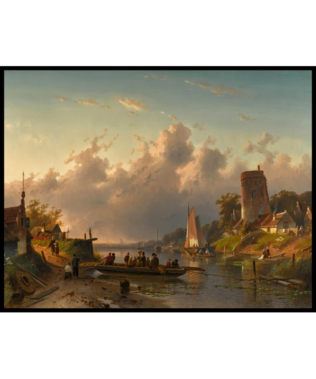 Evening At The Riverbank