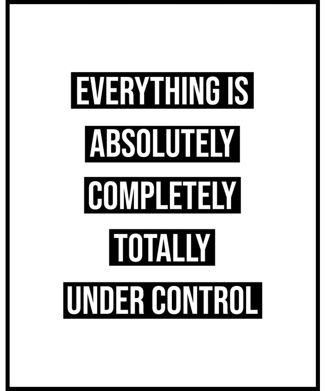 Alles Unter Kontrolle Poster