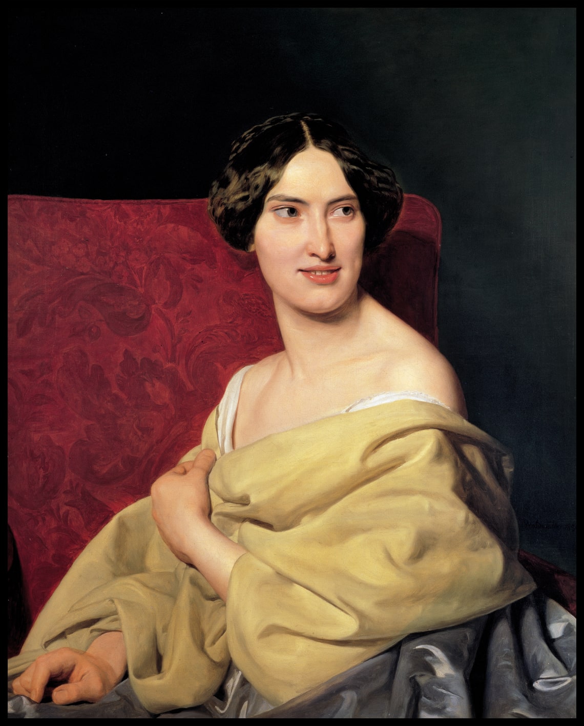 Anna Bayer, the artist's second wife