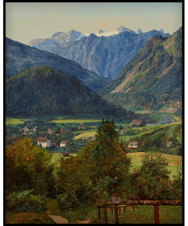 Der Dachstein vom Sophien Doppelblick bei Ischl