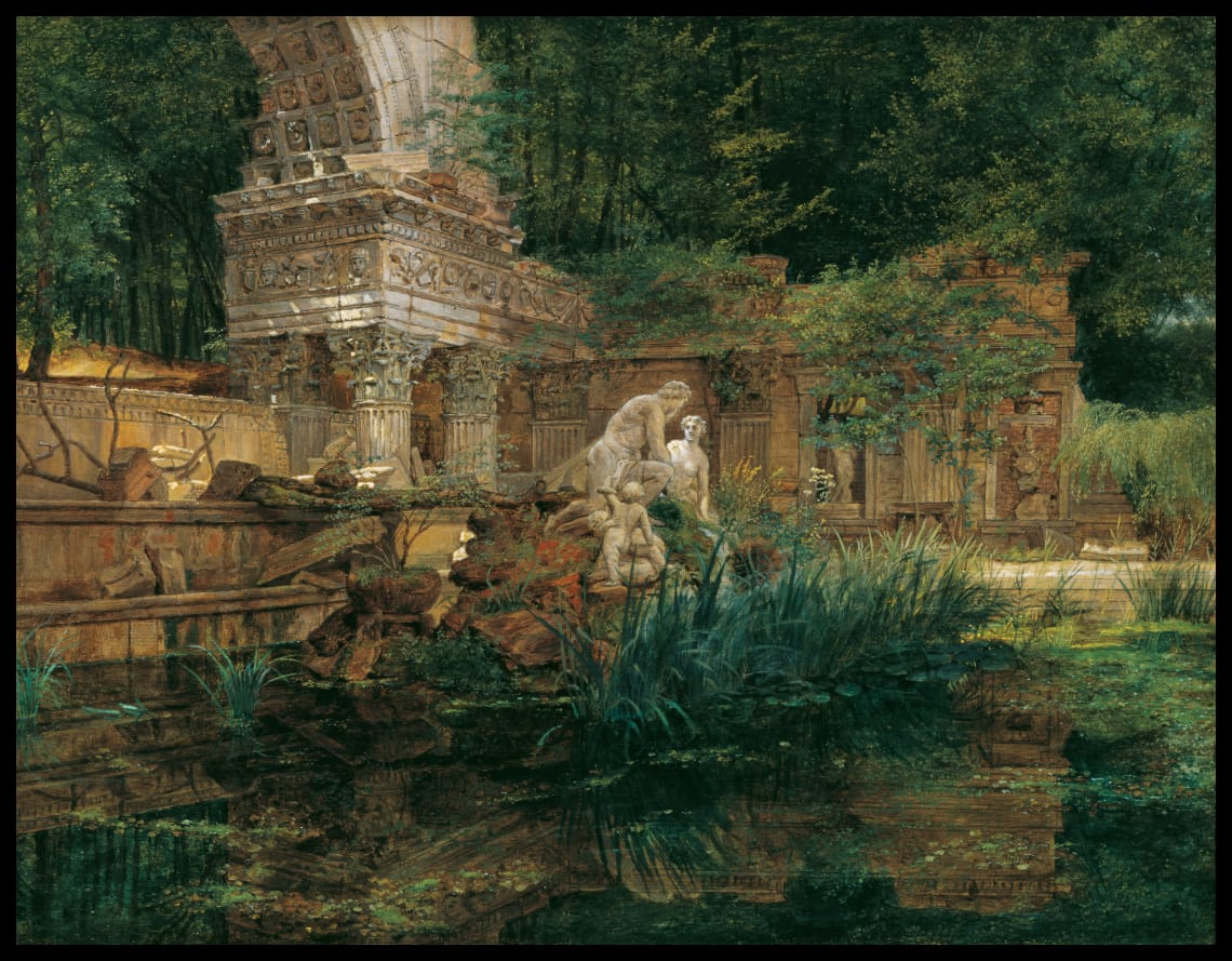 Die römische Ruine in Schönbrunn