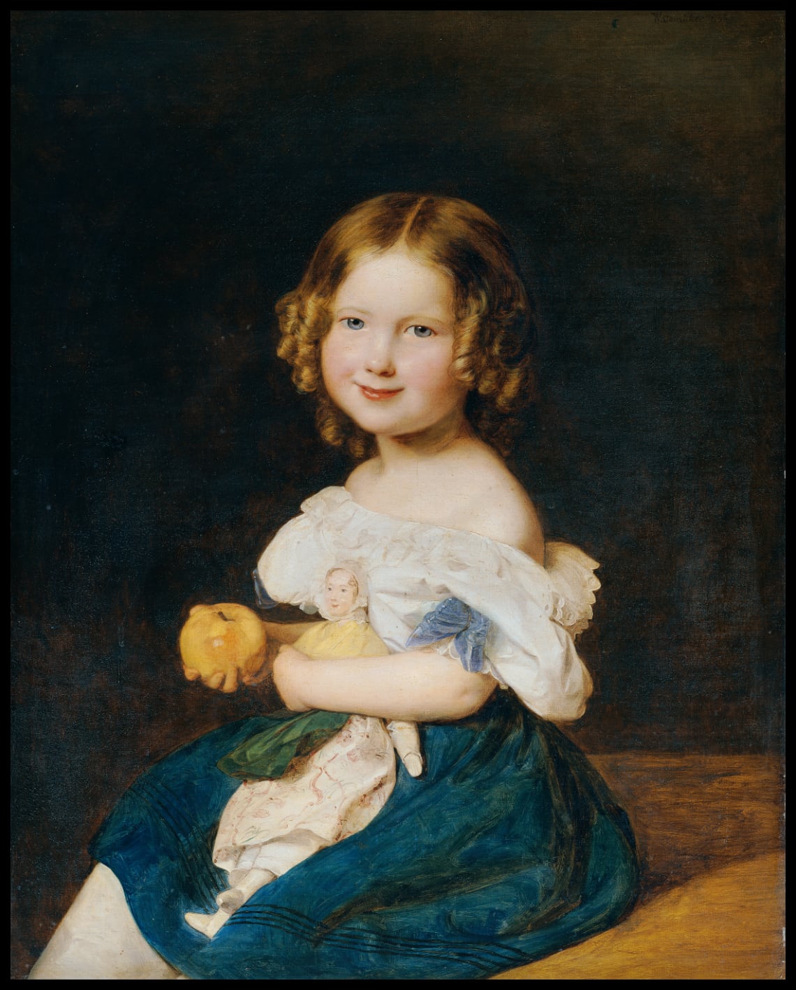 Emilie Werner, the daughter of Johann and Magdalena Werner