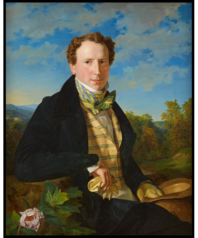 Selbstporträt in jungen Jahren