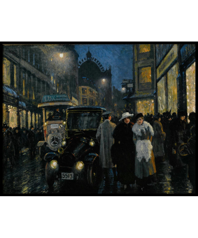 An Evening Stroll on the Boulevard