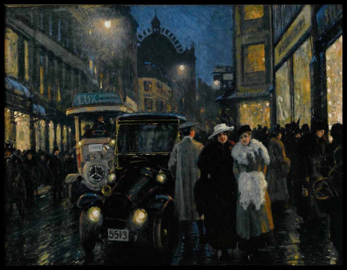 Une promenade d'un soir sur le boulevard