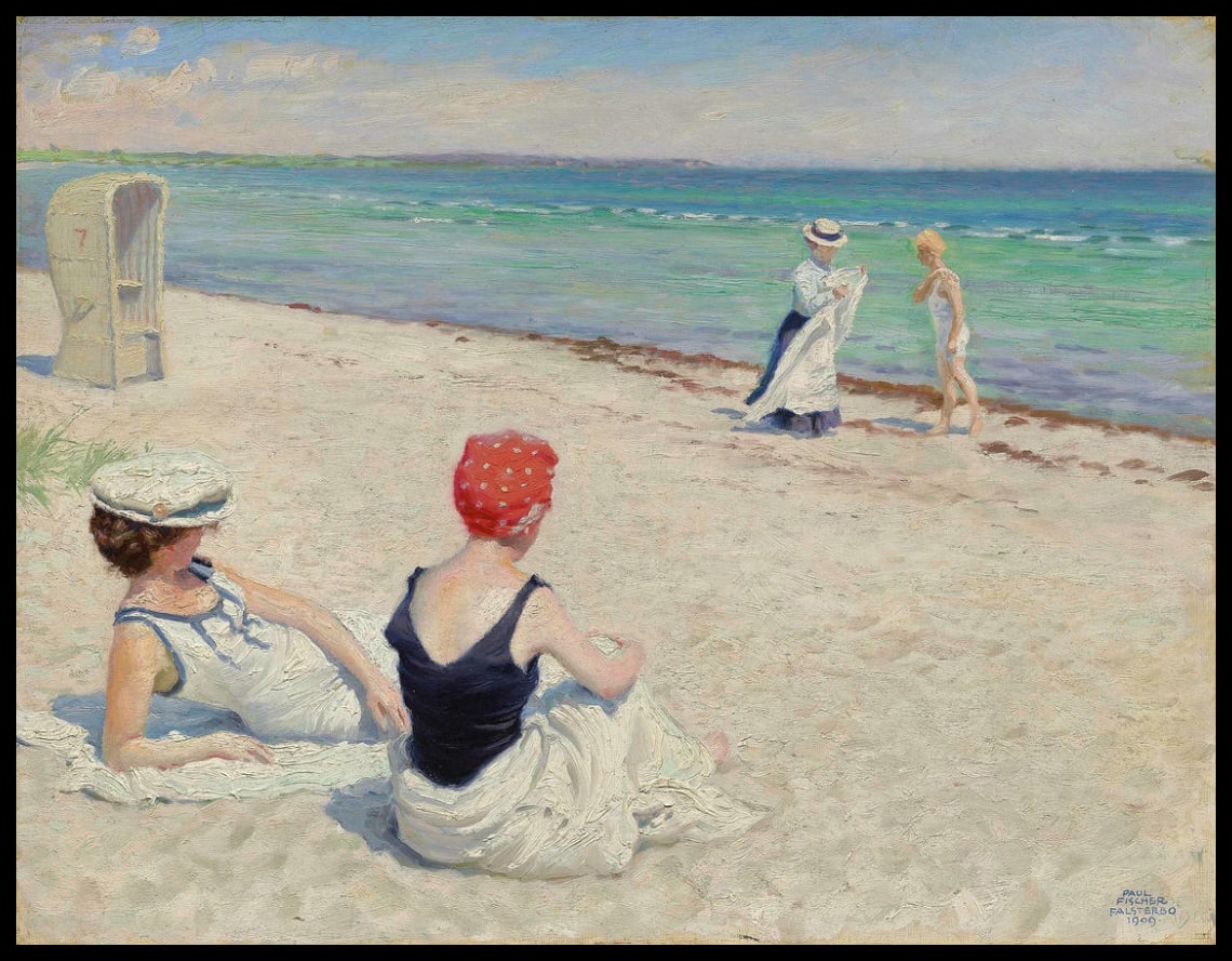 Sur la plage, Falsterbro