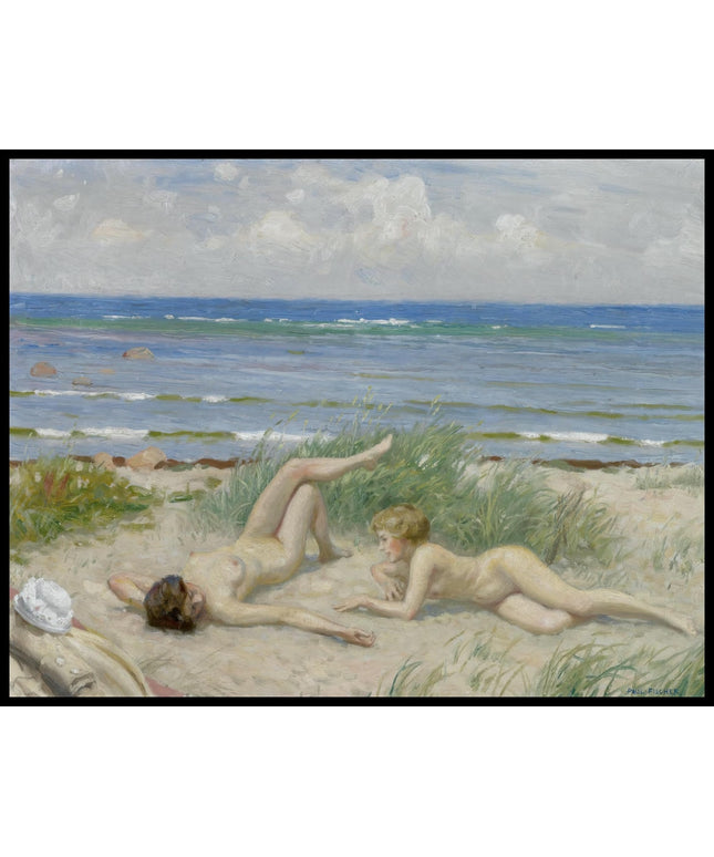 Piger på stranden, Båstad