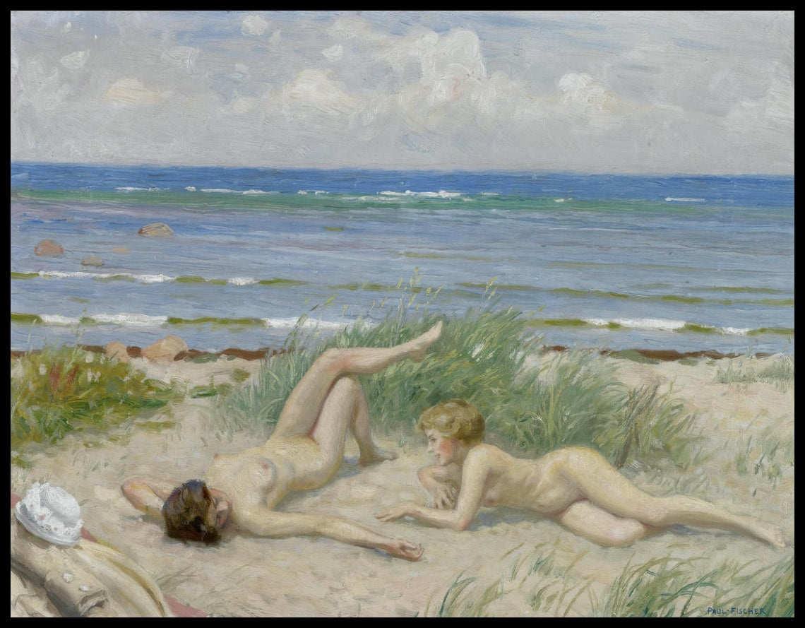 Piger på stranden, Båstad