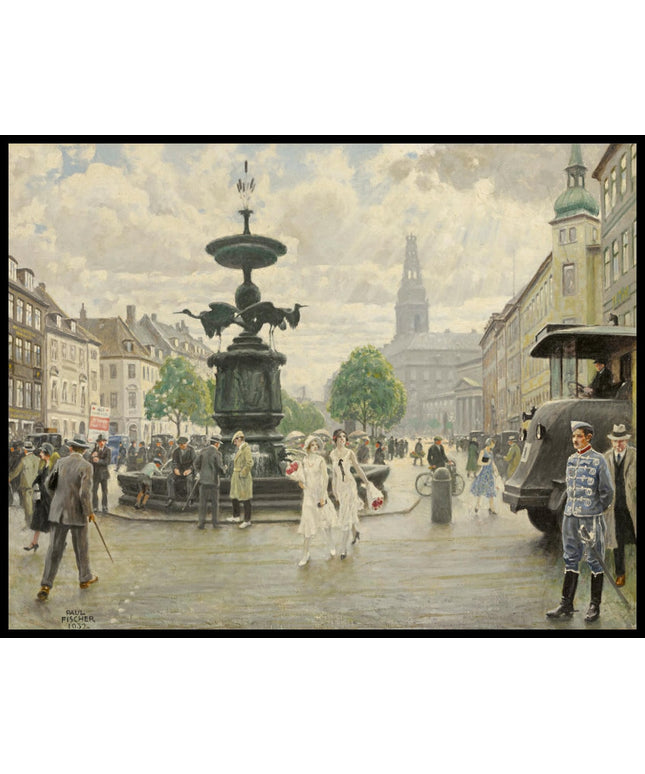 The Bustling Amager Square, Cophenhagen