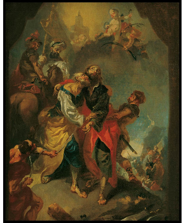 Abschied der Apostel Petrus und Paulus vor ihrem Martyrtod