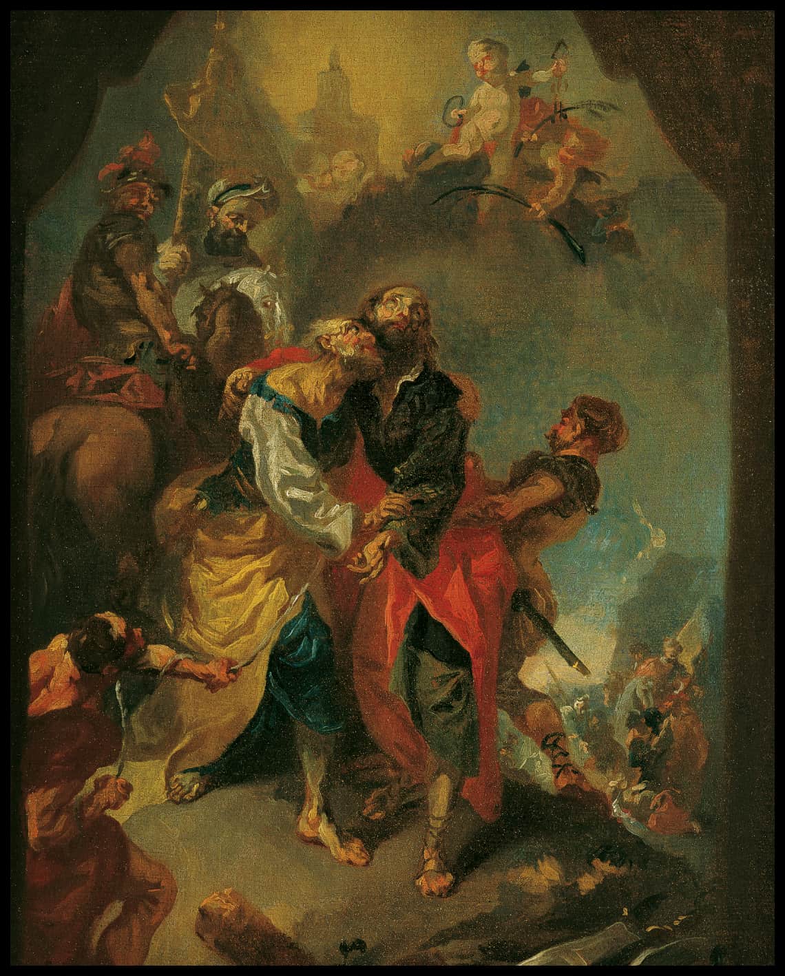 Farewell to the apostles Peter and Paul before their martyrdom