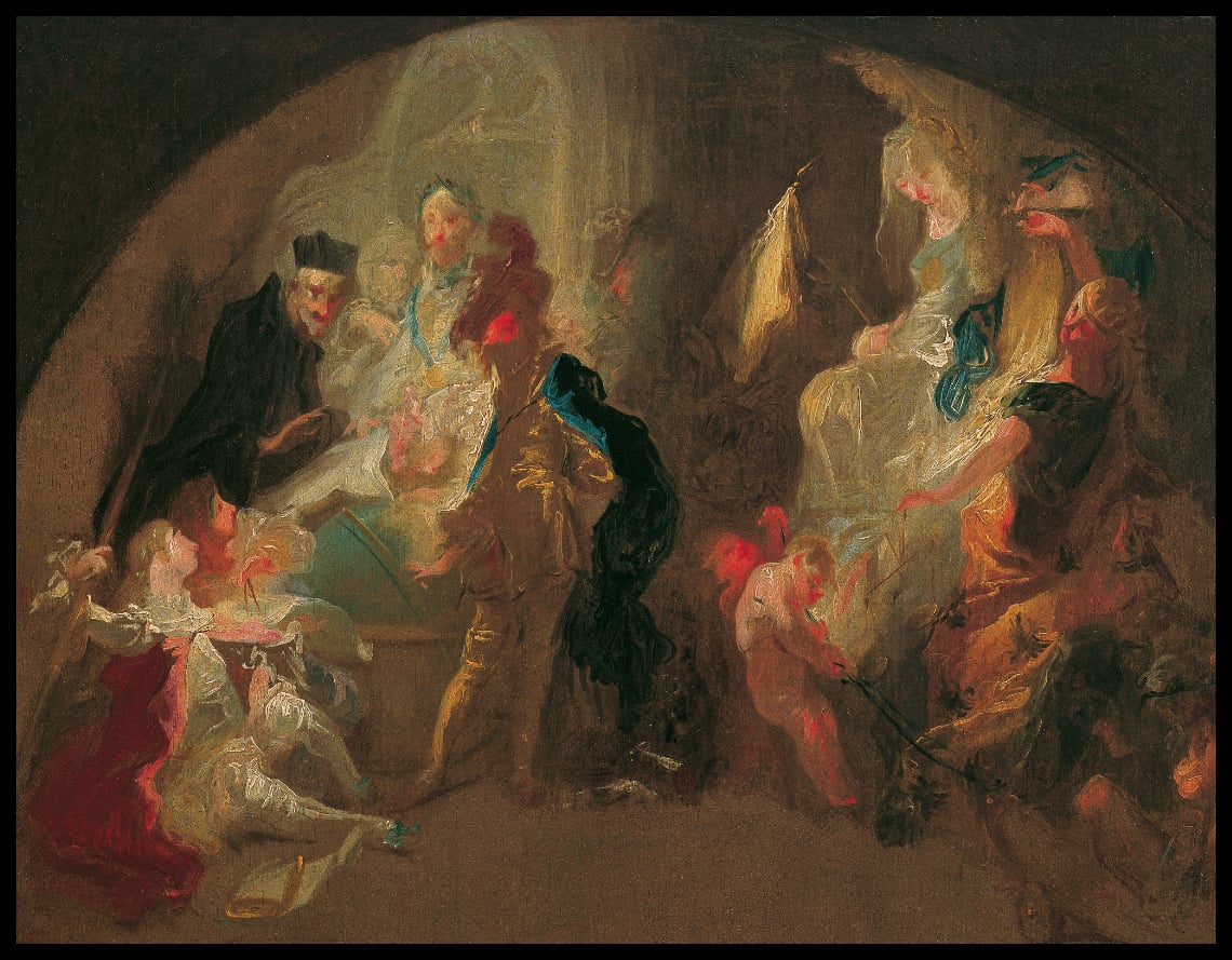 Allegory of the education of a cavalier