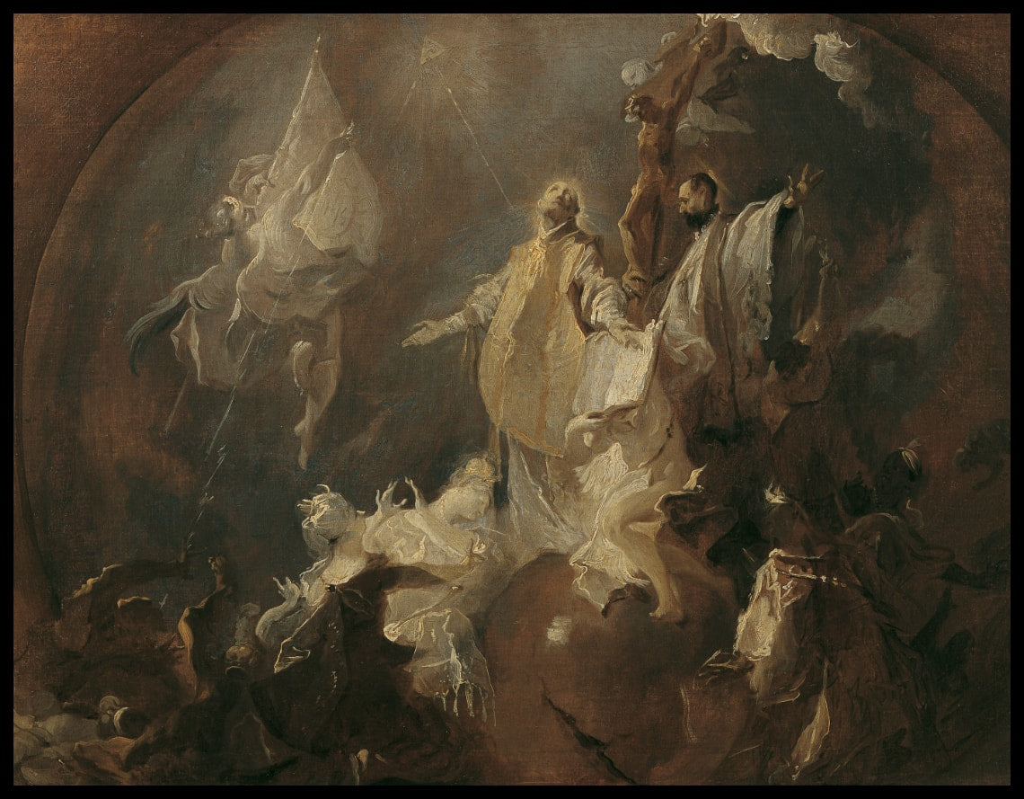 Allegory of the world mission of the Jesuit order