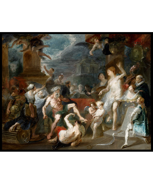 Allegorie auf eine Preisverteilung an der Wiener Akademie unter Wenzel Anton Fürst Kaunitz-Rietberg