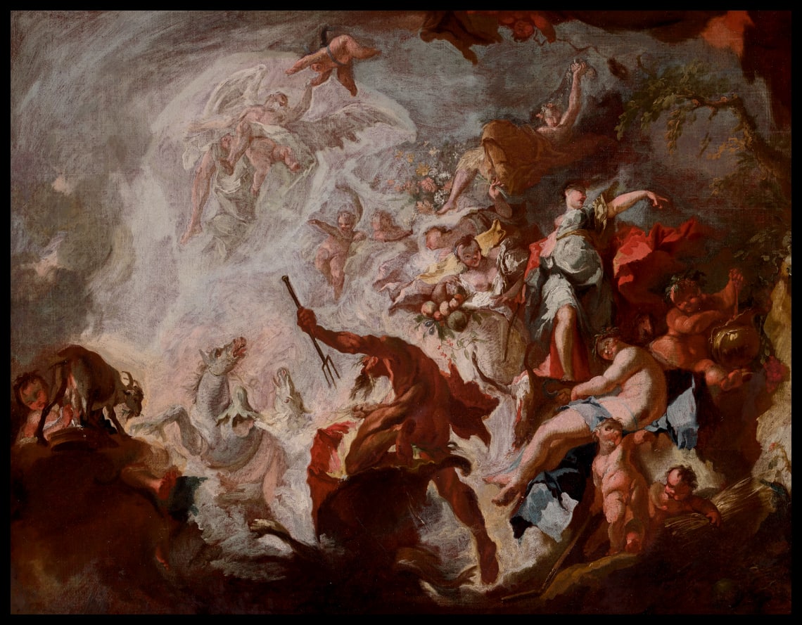 Allegorical scene