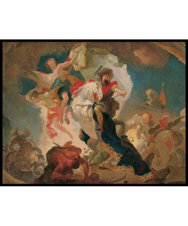 Sieg des Heiligen Jakob von Compostela über die Sarazenen in der Schlacht von Clavijo