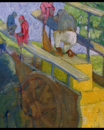 Äffchen auf einem Karren