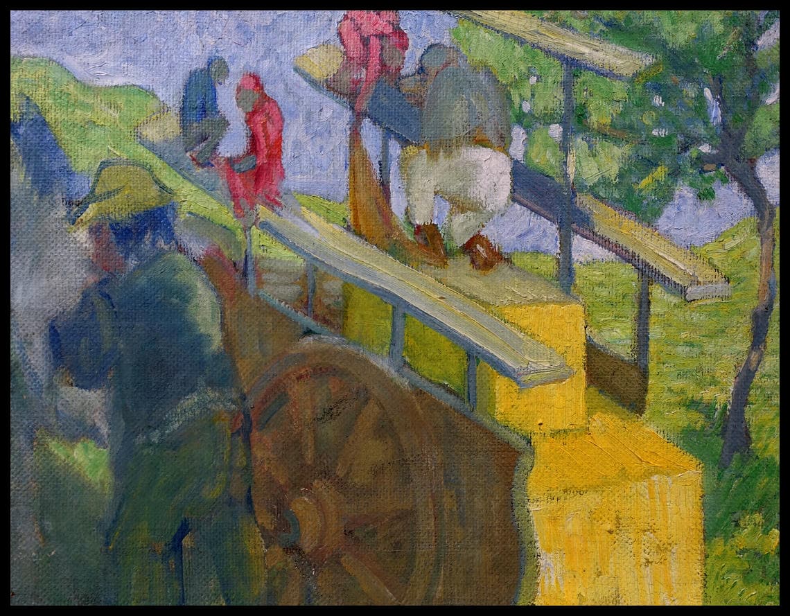 Monkey on a cart