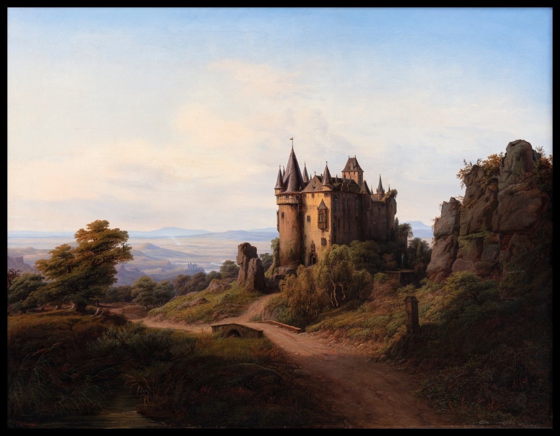 Château de Büresheim sur la rivière Eifel