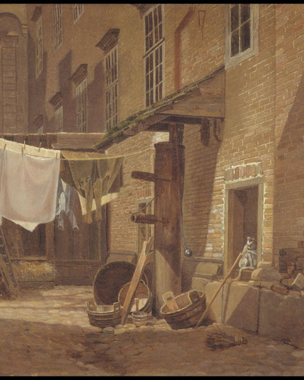 The Rear Courtyard of Charlottenborg Palace