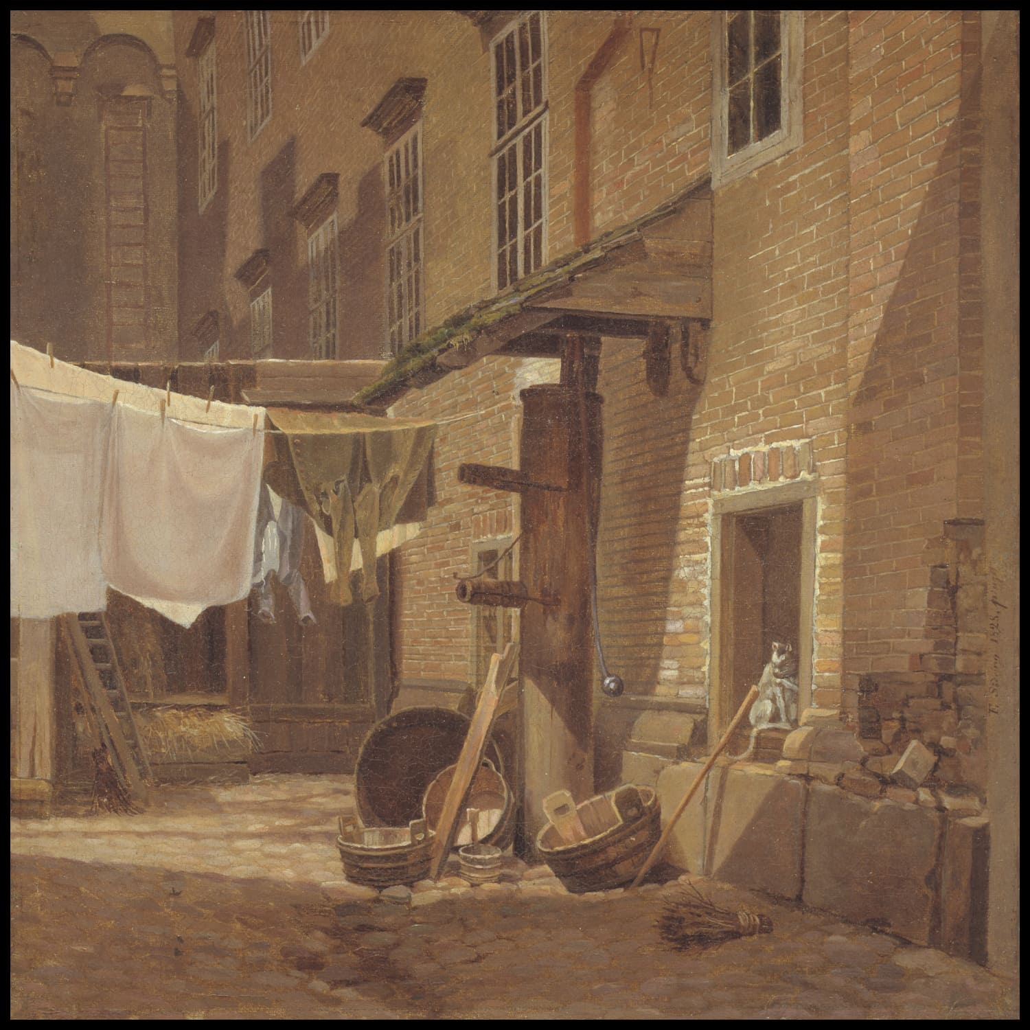 La cour arrière du palais de Charlottenborg