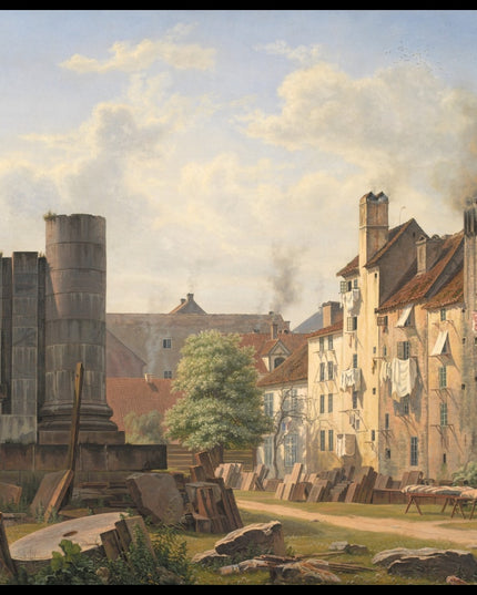 View of the Marble Square with the Ruins of the Uncompleted Frederik's Church