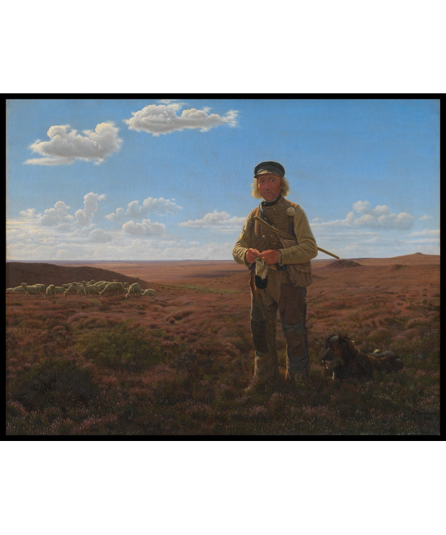 A Jutland Sheperd on the Moors