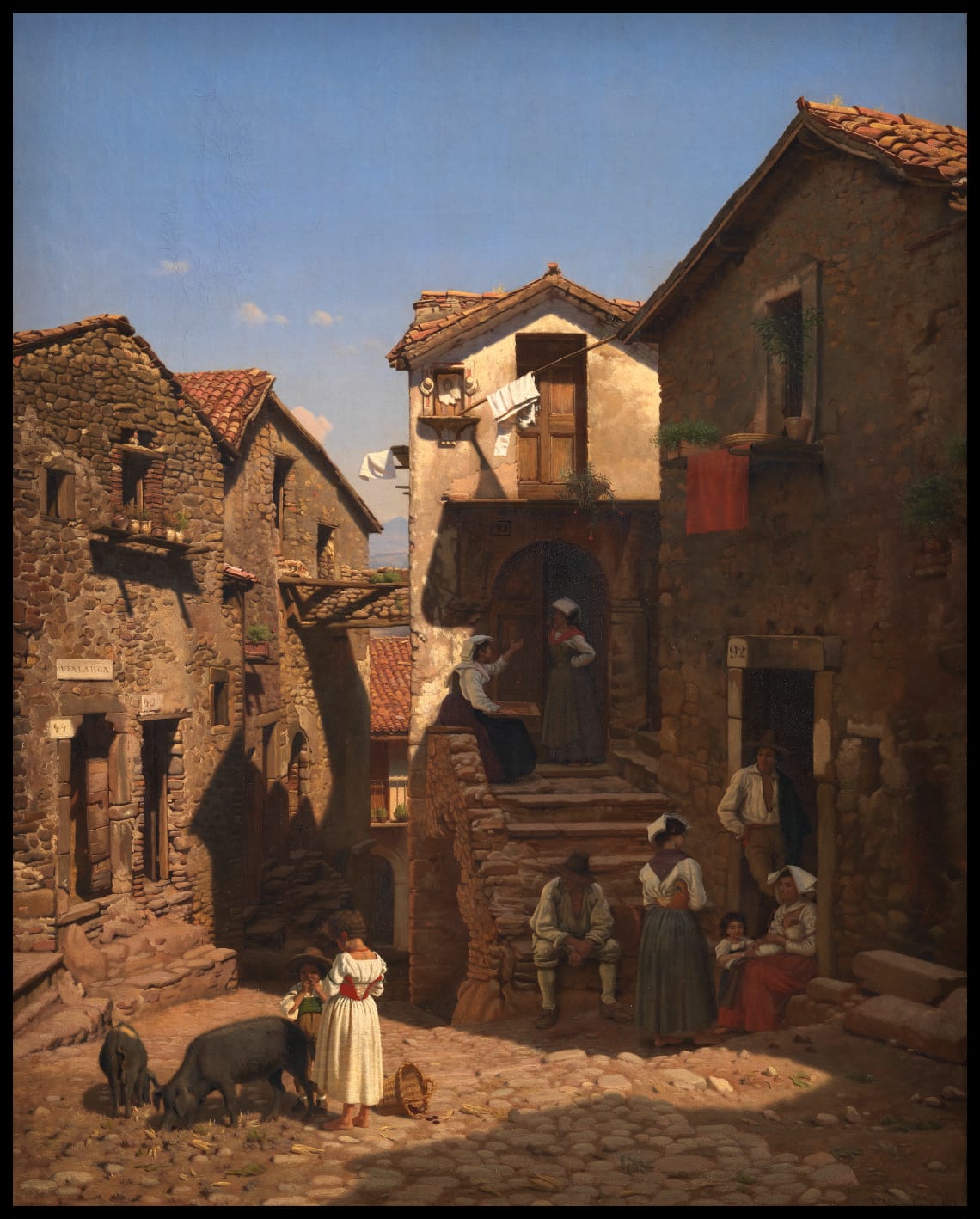 Une rue à Gerano
