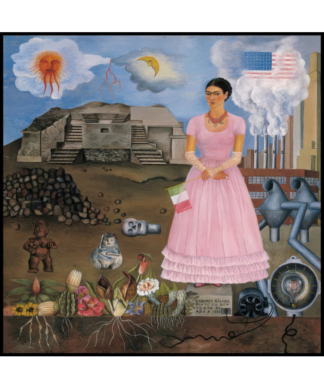 Self-Portrait on the Borderline Between Mexico and the United States