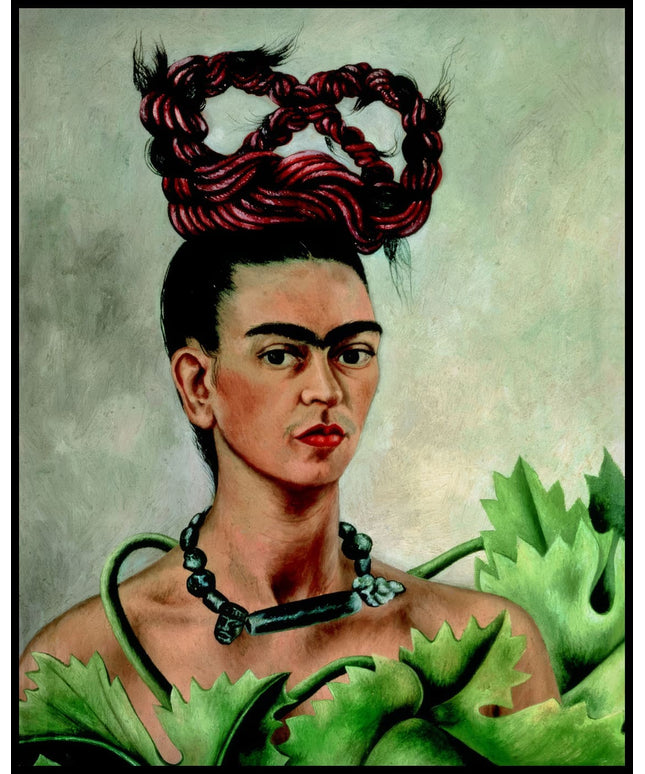 Self-Portrait with Braids